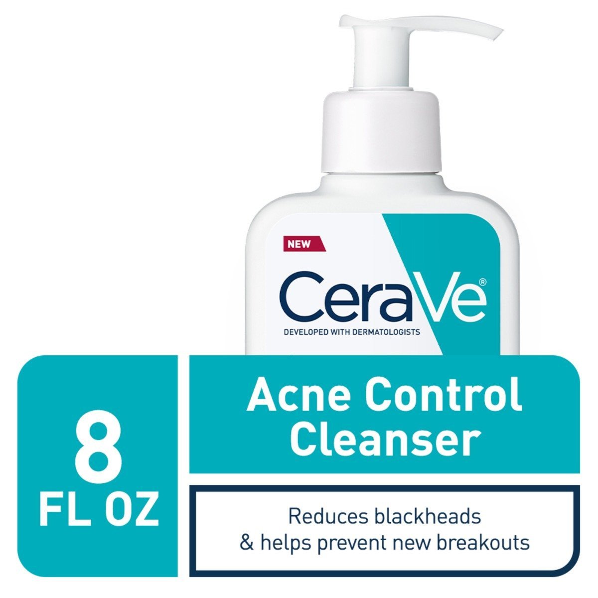 CERAVE ACNE CONTROL CLEANSER WITH SALICYLIC ACID - 8FLOZ