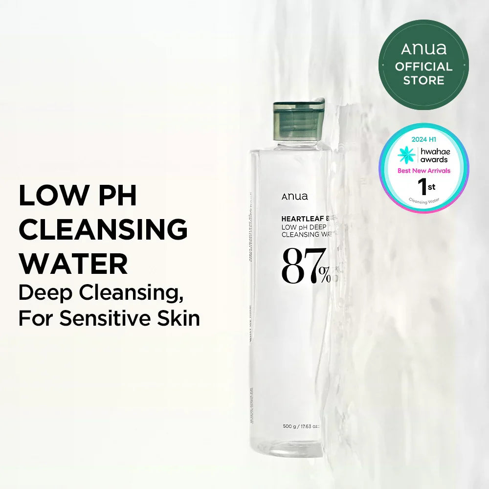 ANUA HEARTLEAF 87 LOW PH DEEP CLEANSING WATER