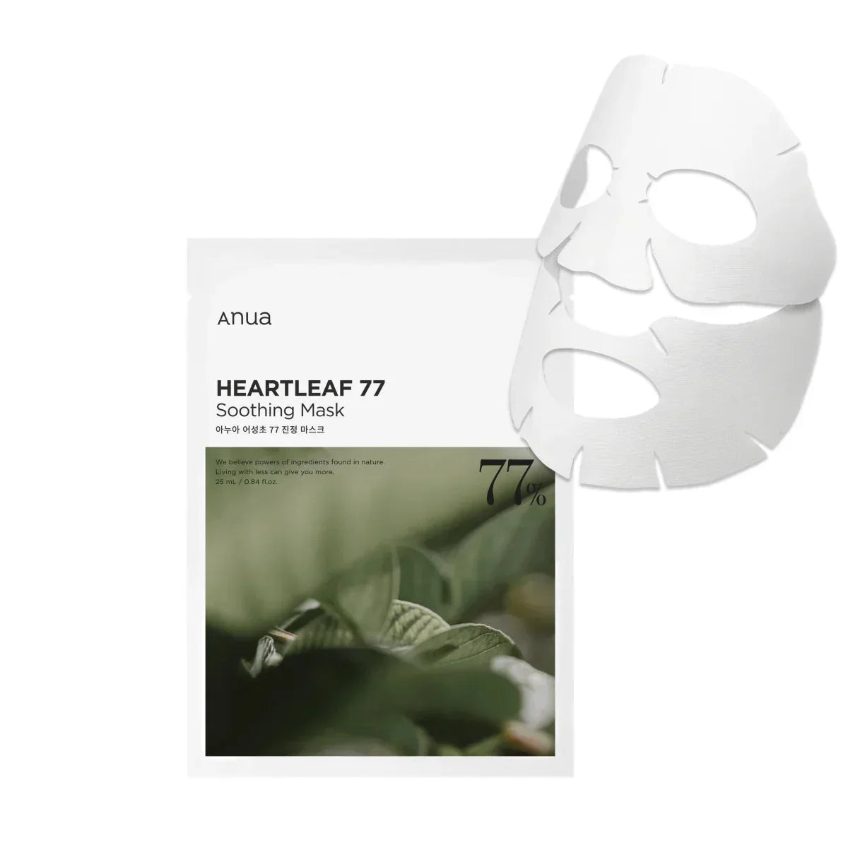 ANUA HEARTLEAF 77% SOOTHING SHEET MASK 25ml (10PCS)